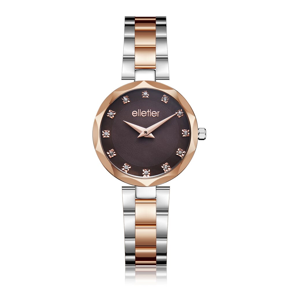 ‎ ساعة نسائية من اليتير من الستيل